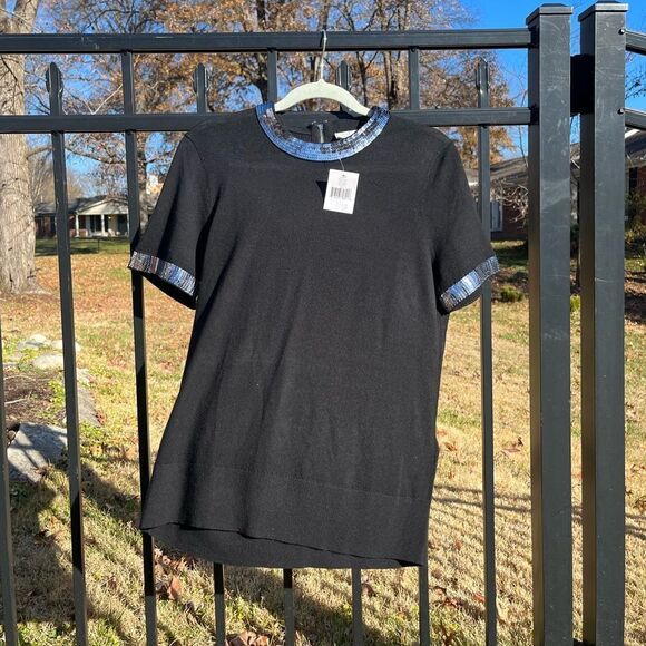 Kate Spade All That Glitters Sequin Davey Sweater NWT - Picture 7 of 10